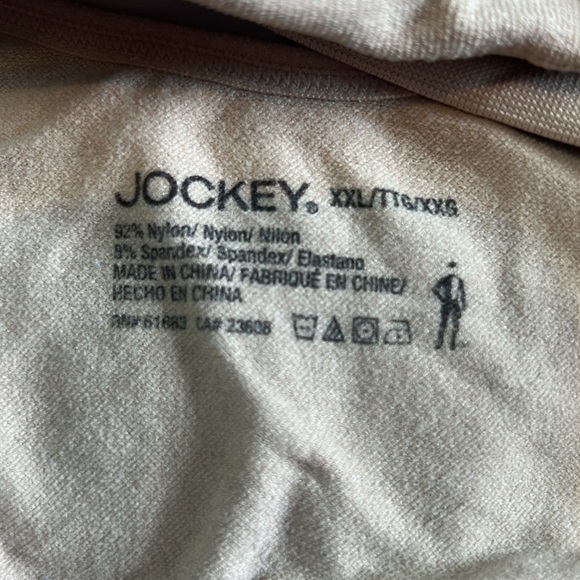 Women's Size XXL Jockey Beige Nylon/Spandex Sleep Bra / Lounge Bra Size XXL - Picture 7 of 7